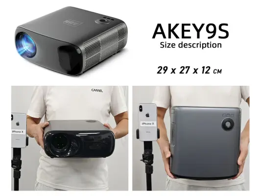 akey9s projector size comparison - Best Projector - AUN Projector