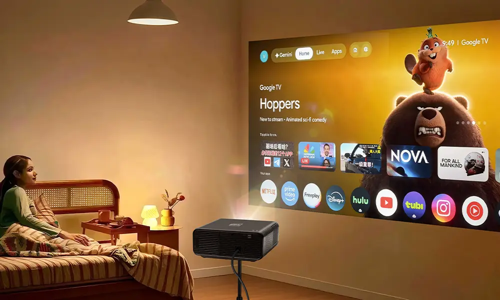 AUN U001 Pro Projector Banner - Best Projector - AUN Projector
