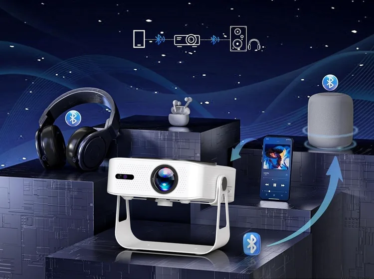 AUN A005 Projector Bluetooth - Best Projector - AUN Projector