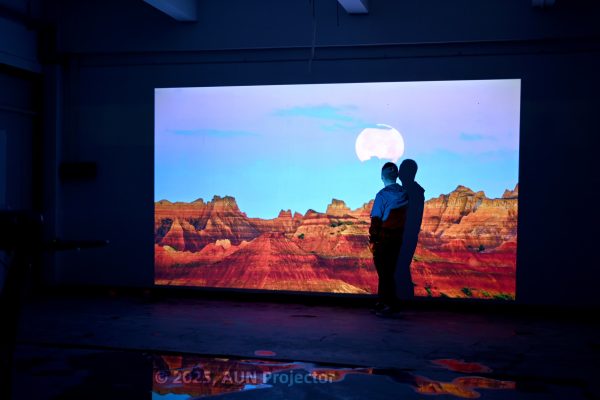 AUN U001 Projector 200inch Screen 2 - Best Projector - AUN Projector