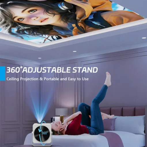 AUN A005 Short Throw Full HD Home Cinema Android Projector - Image 4