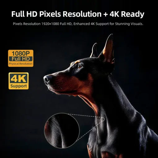 AUN U001 Pro Full HD Genuine Android TV Projector, 4K Support - Image 4